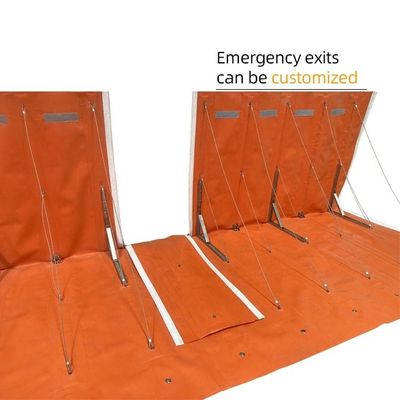 Solution économique de Litong Rapidement déployé Support de portabilité Barrière de protection contre les inondations personnalisée
