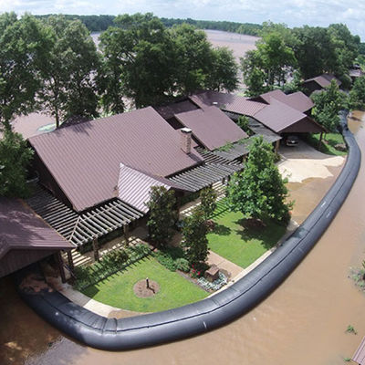 Barrière anti-inondation gonflable Litong rapide et facile à déployer pour porte