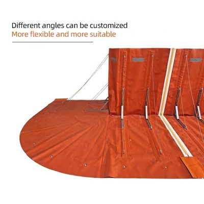 Solution économique de Litong Rapidement déployé Support de portabilité Barrière de protection contre les inondations personnalisée