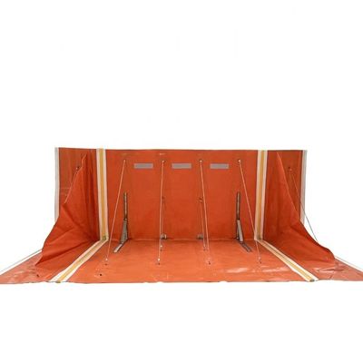 Solution économique de Litong Rapidement déployé Support de portabilité Barrière de protection contre les inondations personnalisée