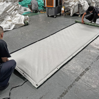 Litong Rétracteur de flamme absorbant le son pour la construction extérieure Barrière de bruit d'impression à feuilles vertes