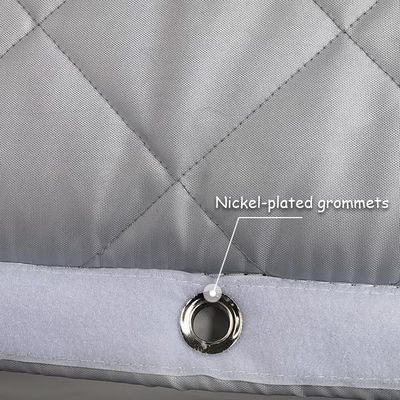 Litong - Panneau acoustique ignifuge et insonorisant pour la construction extérieure, Gris Argenté, Barrière acoustique