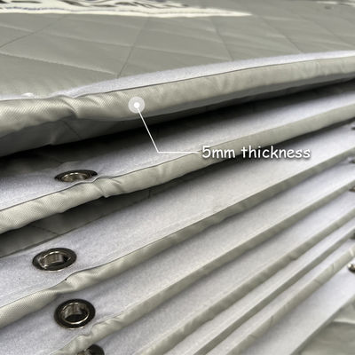 Litong - Panneau acoustique ignifuge et insonorisant pour la construction extérieure, Gris Argenté, Barrière acoustique