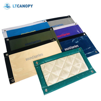 Litong Excellent barrière acoustique couverture insonorisée isolée résistant au feu massif chargé barrière acoustique vinyle