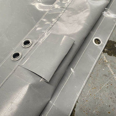 Litong - Absorbant le son pour la construction extérieure - Rétardant du feu - Plaque de barrière acoustique en PVC gris