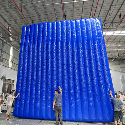 Litong extérieur réutilisable et déplaçable Temporaire en PVC 6m*6m Mur de barrière sonore gonflable