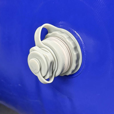 Le chantier de construction de Litong utilise un mur de barrière acoustique en PVC bleu gonflable.