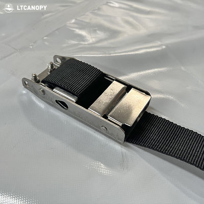 Bâche de remorque à rideaux latéraux en PVC résistant à la déchirure, prix direct d'usine Litong Chine
