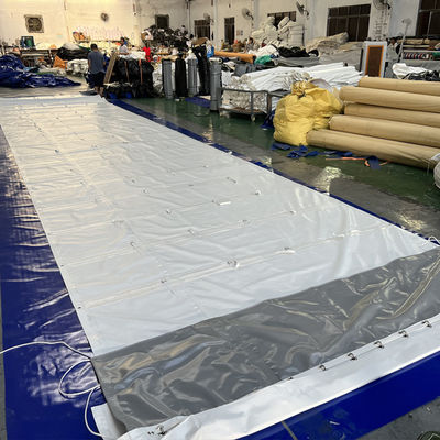 Bâche de camion en PVC blanc imperméable sur mesure Litong Good Strength