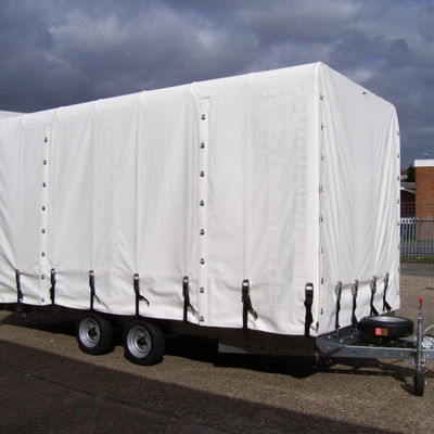 Bâche de camion en PVC blanc imperméable sur mesure Litong Good Strength