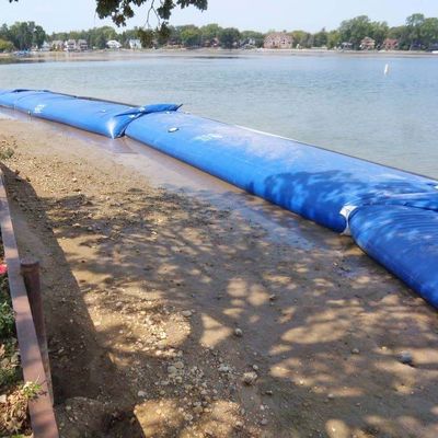 Tube gonflable rectangulaire Litong pour barrière anti-inondation remplie d'eau