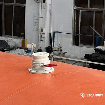 L' usine de Litong en Chine a fabriqué un barrage gonflable en PVC de grande taille