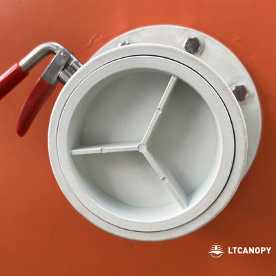 L' usine de Litong en Chine a fabriqué un barrage gonflable en PVC de grande taille
