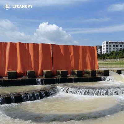 LTCANOPY Barrière de protection contre les inondations Contrôle des inondations en plastique Barrière anti-inondation