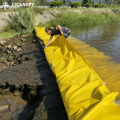Barrage anti-inondation portable à gonflement automatique de l'usine Litong Chine, pour la protection rapide contre les inondations, en vente