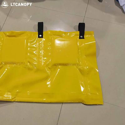 Litong Protéger l'océan Prévenir les déversements de fioul Solution de confinement Barrière flottante en PVC Rideau anti-turbidité