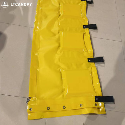 Litong Protéger l'océan Prévenir les déversements de fioul Solution de confinement Barrière flottante en PVC Rideau anti-turbidité