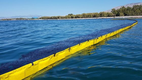 Litong Protéger l'océan Prévenir les déversements de fioul Solution de confinement Barrière flottante en PVC Rideau anti-turbidité