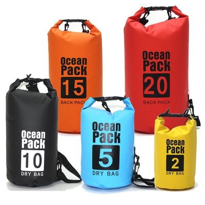 Sac sec imperméable à l'eau pour la pêche, la navigation en kayak, le seau pliant, le surf, le rafting, le camping