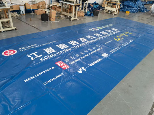 Litong Fabricant Semi-remorque Bâche enduite de PVC Logo imprimé Bâches de camion Rideaux latéraux en bâche PVC