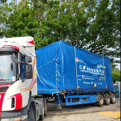 Litong Fabricant Semi-remorque Bâche enduite de PVC Logo imprimé Bâches de camion Rideaux latéraux en bâche PVC