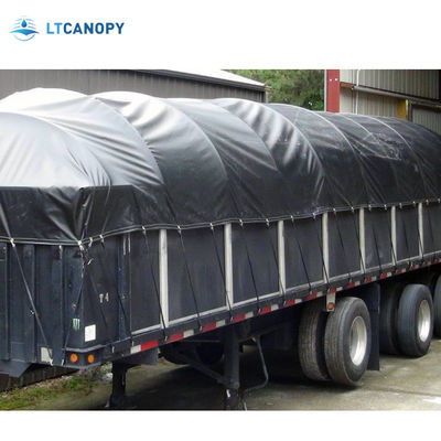 Bâche résistante à la déchirure et imperméable Litong, robuste, couleur grise, pour bâche de camion