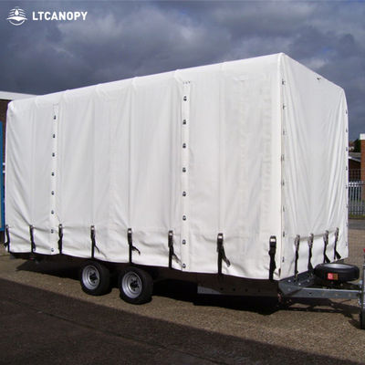Bâche résistante à la déchirure et imperméable Litong, robuste, couleur grise, pour bâche de camion