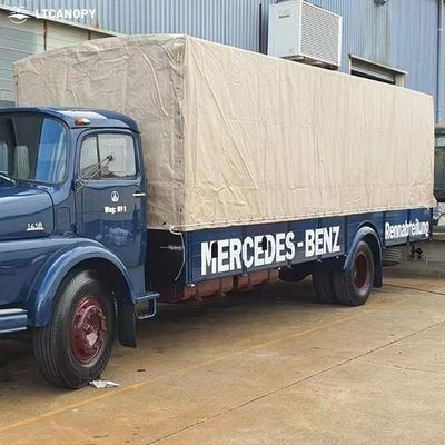Bâche de camion en bâche PVC 1000d kaki haute résistance Litong