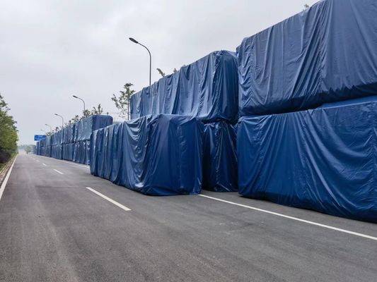 Litong Fabricant de bâche robuste enduite de PVC pour conteneur maritime
