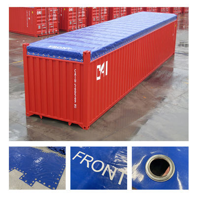 Conteneur à toit ouvert Litong Bâche en PVC bleu