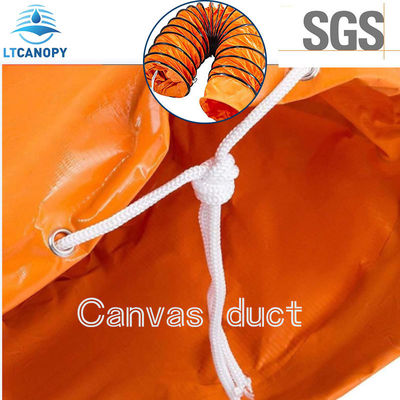 Litong Ignifuge Meilleur 10" 12" Tuyau de Conduit d'Air Flexible en PVC Tissu PVC pour Conduits Fabricant Chinois
