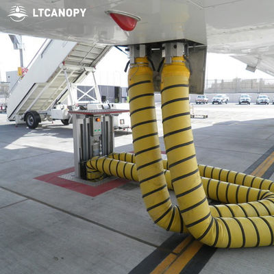 Litong Flexible PVC tuyau de tuyau d'air Rétracteur incendie PVC conduit de ventilation pour l'aéroport