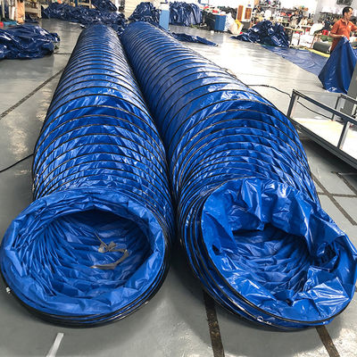 Tuyau de conduit flexible de 12 pouces de l'usine Litong China à vendre, fabrication de tuyaux de conduit d'air, tuyau de conduit en PVC pour climatisation