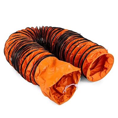 Tuyau flexible de ventilation en PVC Litong, vente en gros, tuyau en spirale en tissu PVC, tuyau flexible de ventilation de type tarière