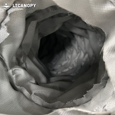 Litong Nouveau produit Résistant au feu en fibre de verre Telaspolin conduit de ventilation minière Portable tuyau de ventilation flexible