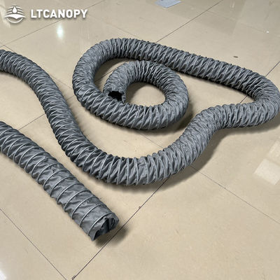 Litong Nouveau produit Résistant au feu en fibre de verre Telaspolin conduit de ventilation minière Portable tuyau de ventilation flexible