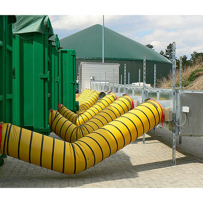 Litong conduit de ventilation en PVC ignifuge flexible conduit d'aviation