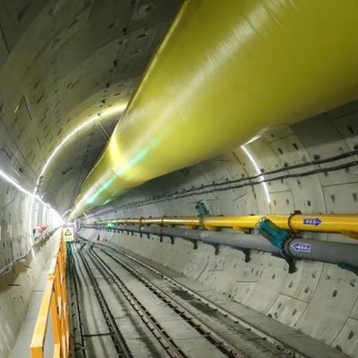 Système de ventilation en PVC résistant au feu flexible Litong pour les mines et les tunnels