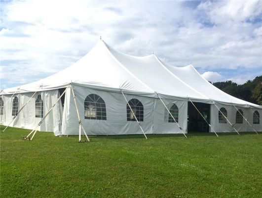 Litong haute résistance à la traction en extérieur imperméable à l'eau en PVC couverture de bâton anti-UV tente de pagode tente de canopée pour l'événement