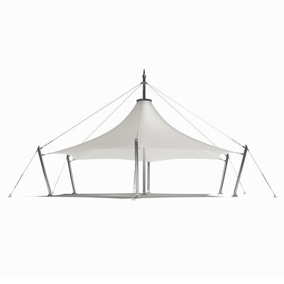 Litong Hot New Promotion PVC Canopy Tensile Tissu Étirement Tente en PVC Tissu de pagode Tente extérieure
