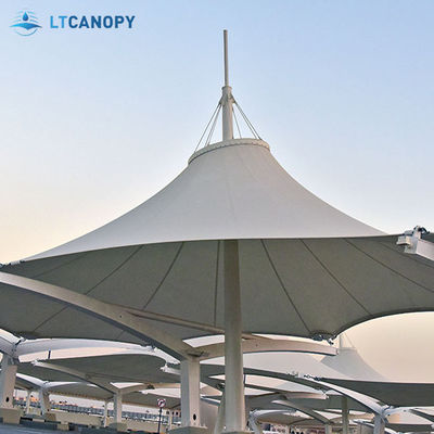 Litong Chine Parapluie extérieure ombrage parapluie imperméable à l'eau Structure de membrane traçable Roof Vent Tensile Tissus auvents