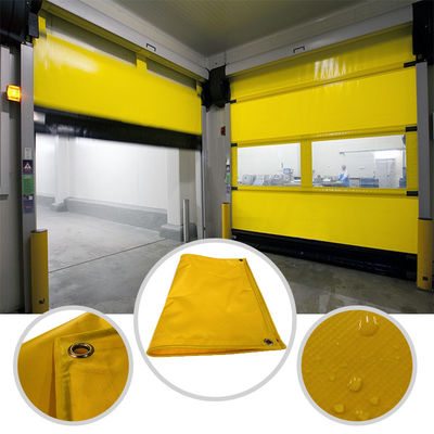 Grande vente Entrepôt frigorifique Rideau roulant pliant à rouleaux Porte rapide en PVC électrique Porte automatique rapide en PVC