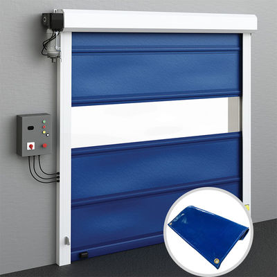Grande vente Entrepôt frigorifique Rideau roulant pliant à rouleaux Porte rapide en PVC électrique Porte automatique rapide en PVC