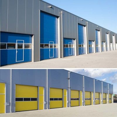 Grande vente Entrepôt frigorifique Rideau roulant pliant à rouleaux Porte rapide en PVC électrique Porte automatique rapide en PVC