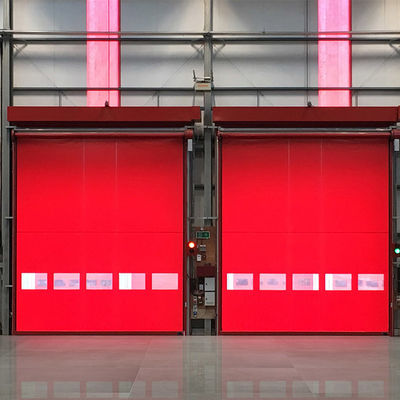 Porte en PVC en usine directe Porte de rideau roulant télécommande Porte en PVC haute vitesse