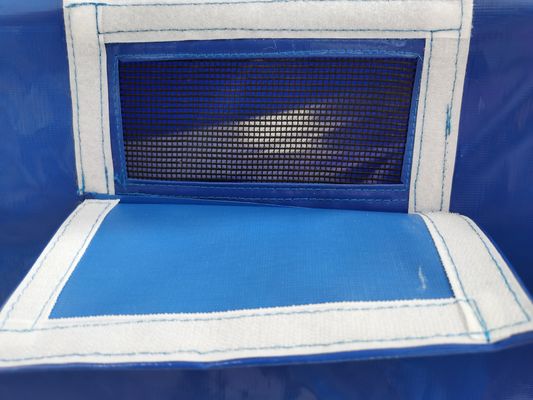 Bâche de camion en toile bleue robuste commerciale personnalisée Litong, bâches imprimées, toile de bâche