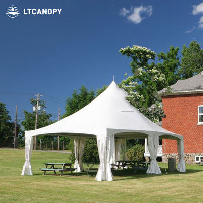 Litong haute résistance à la traction en extérieur imperméable à l'eau en PVC couverture de bâton anti-UV tente de pagode tente de canopée pour l'événement