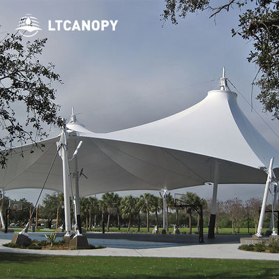 Litong Hot New Promotion PVC Canopy Tensile Tissu Étirement Tente en PVC Tissu de pagode Tente extérieure