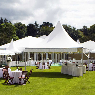 Tente Pagode en PVC Personnalisée Litong - Toile Résistante à l'eau et aux UV pour Fêtes et Mariages en Plein Air