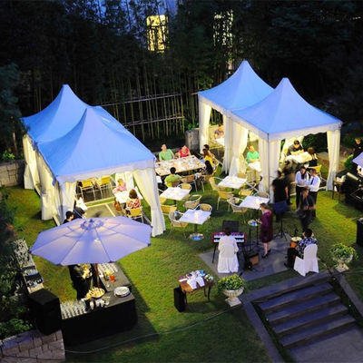 Tente Pagode en PVC Personnalisée Litong - Toile Résistante à l'eau et aux UV pour Fêtes et Mariages en Plein Air
